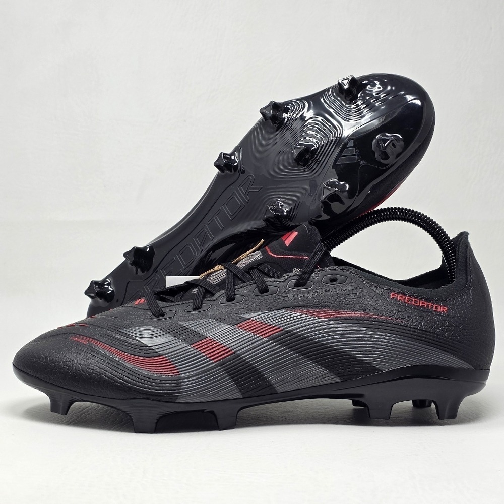 adidas Predator League Firm Ground Soccer Cleats ID1328 Mens Size 10.5 Black New